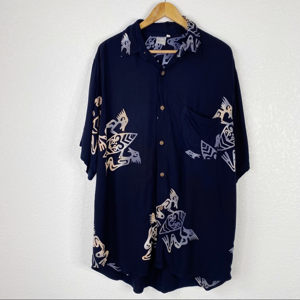 Mission Canyon Santa Barbara Black Oversized Top